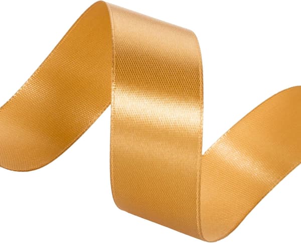 1 Koppar Solid Satinband, 50 Yards Hantverkstygband för Presentinslagning Blomsterbuketter Bröllopsfest