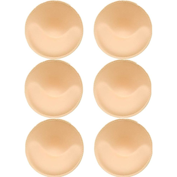 3 par runda BH-kuddar Inlägg Push Up-bröstinlägg Sy