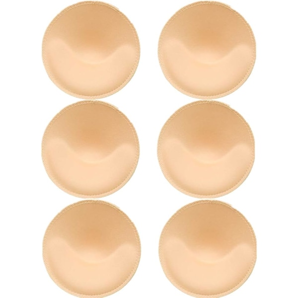 3 par runde BH-puter Innlegg Push Up-brystimplantater Sy