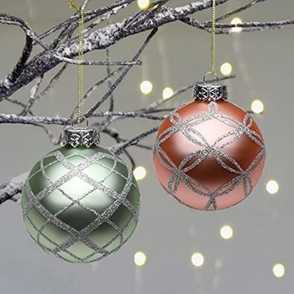 2,95\" Julekuler Baller 12 stk Julepynt Sett