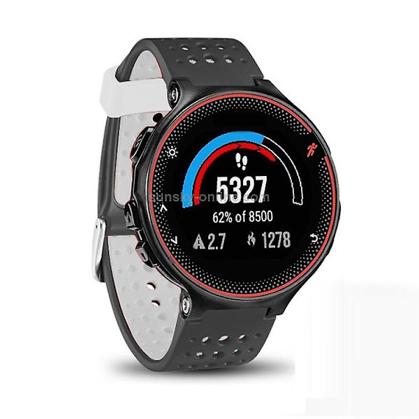 Tvåfärgat armband för Garmin Forerunner 235 ULP Black White