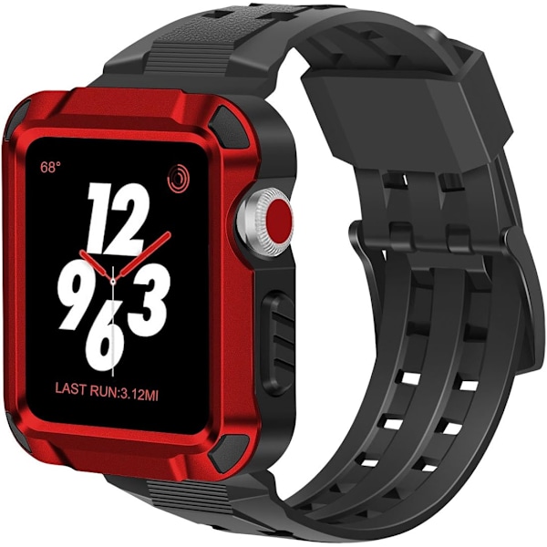 Kompatibel med Apple Watch Band 42mm, Herr Metal Rugged Apple Watch