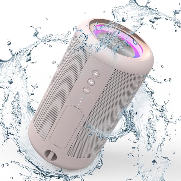 X7 bärbar Bluetooth-högtalare. Ipx5 vattentät. 24 timmar