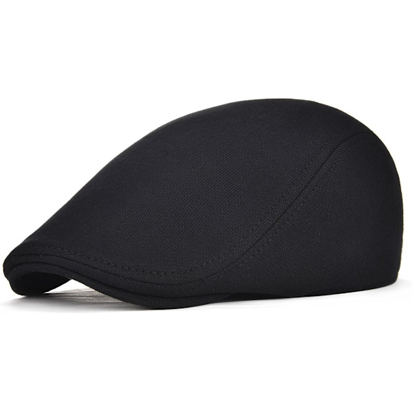 Men Bomull Newsboy Cap Soft Fit Cabbie Hat