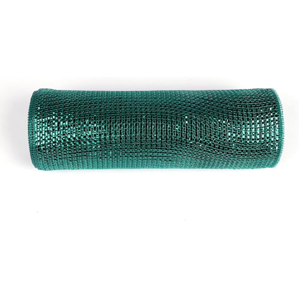 10 meter poly mesh bånd ruller deluxe bred folie (10 tommer, mørkegrøn)
