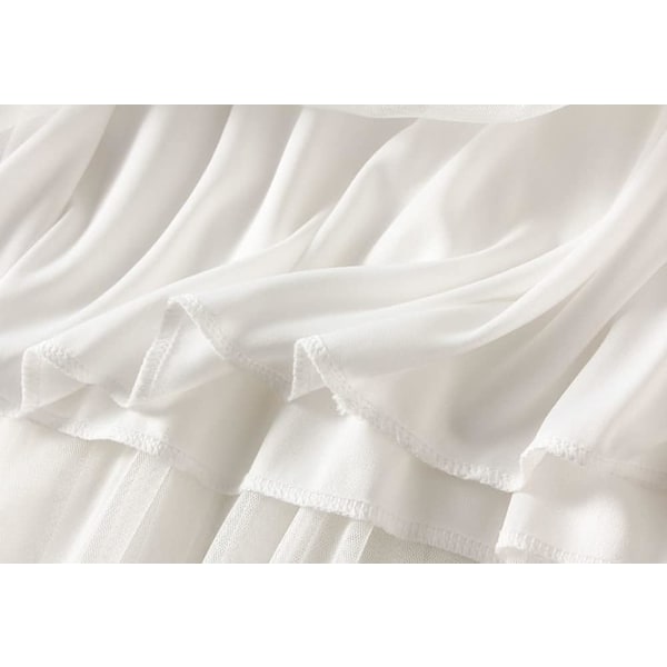 Kvinde Elastisk Høj Talje Tutu Tulle Lagdelt Skørt Sød Lagdelt Ruffles Mesh
