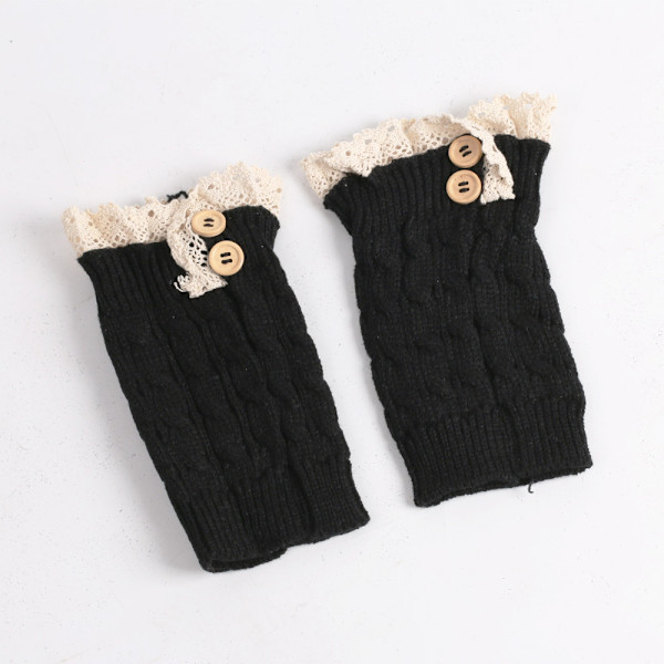 Knappsockor Spets Sock Covers Ull Benskydd