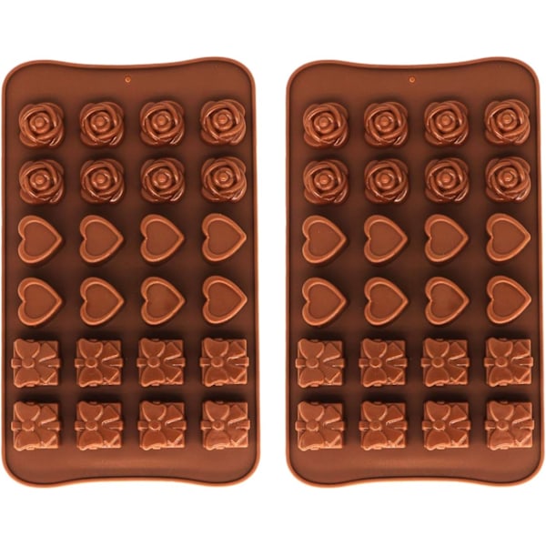 Silikone chokoladeforme - Candy Jelly Ice Cube søde forme