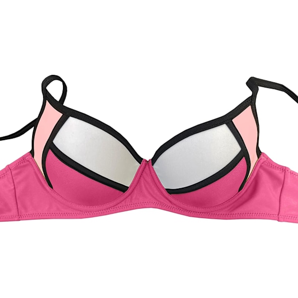 Kvinners Underwire Push Up Bikinisett Høy-Midjet Badedrakt
