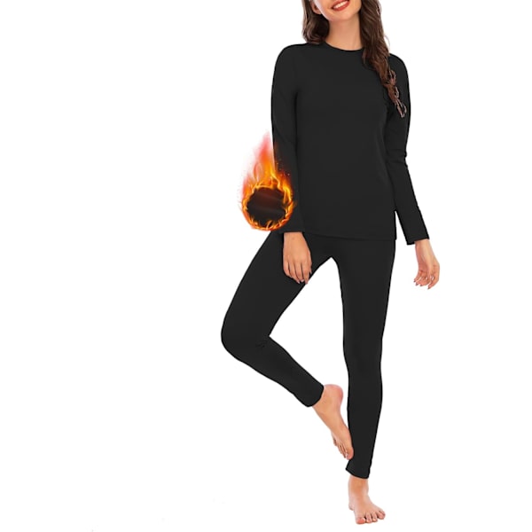 Womens Thermal Underwear Set Long Johns Winter Clothes Base Layer Cuddle Duds