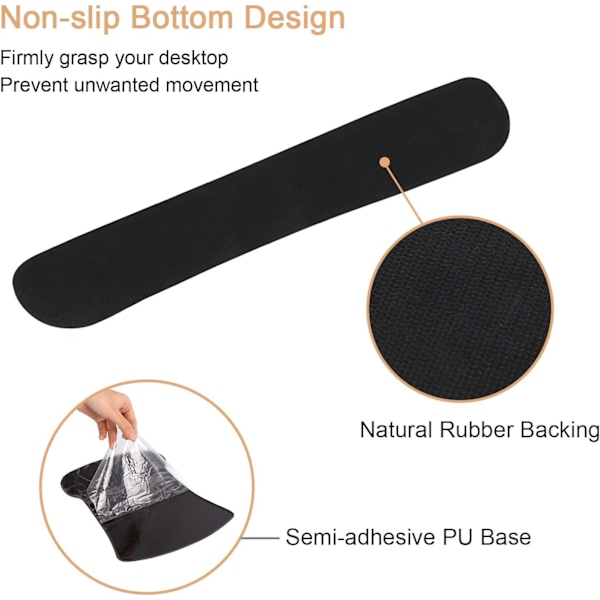 Tastatur håndleddsstøtte og musematte - Memory Foam, ergonomisk støtte