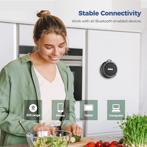 Vattentät Bluetooth-högtalare