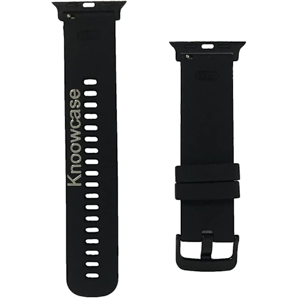 Remme til Galaxy Watch 4 - 38mm 40mm 41mm Justerbar Silikonesportsrem til Galaxy Watch 4 til kvinder og mænd, sort