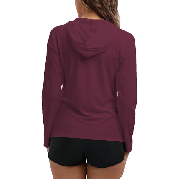 Dames Langærmet Rash Guard UPF 50+ UV/Solbeskyttelse Delfin Print Svømning