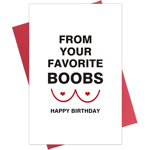 Hilarious Birthday Card for Him - Funny Birthday Card for Husband, Boyfriend