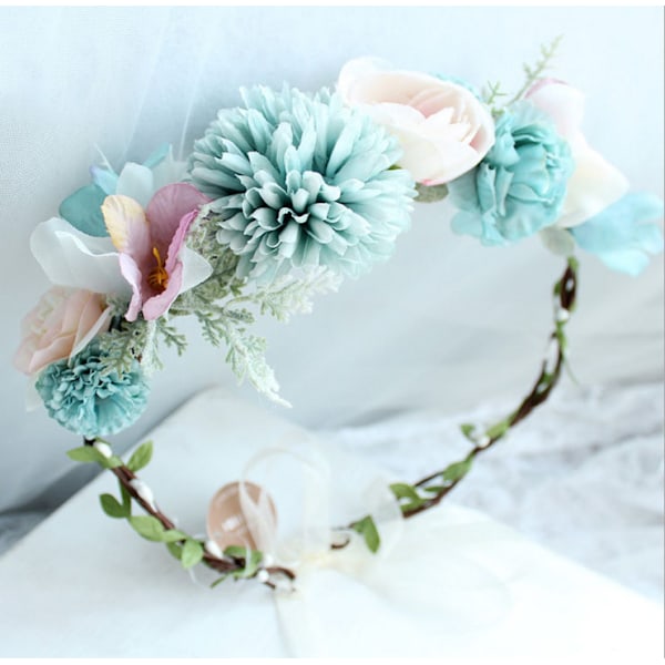 Klar Daisy Wreath Hodeplagg