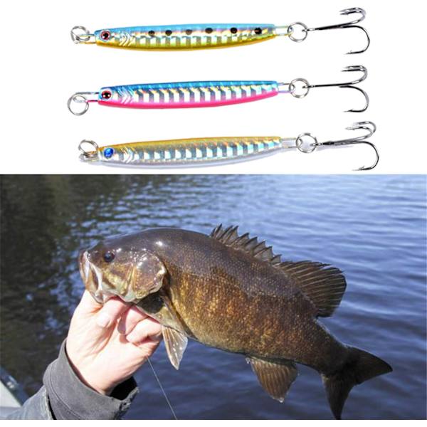 5 st Fiskedrag Set - Hårdmetall Fiskedrag Sked Paljetter Bete