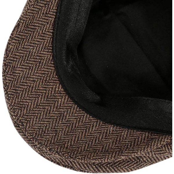 Herre Flat Ivy Gatsby Newsboy Hat Vinter Vår Høst Kjøring Jakt Cap