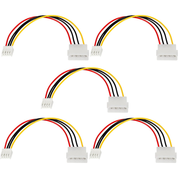 Dator Molex 4-stifts förlängningskabel för ström, 8 tum