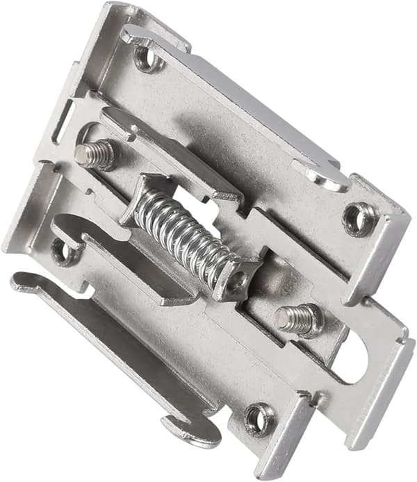 1 STK Rustfrit Stål DIN-skinnebeslag, til 35 mm Solid State Relæ SSR Beslagsholder med 2 Montering