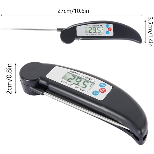 Mat Termometer Sond Temperatur Kök Matlagning Grill Kött
