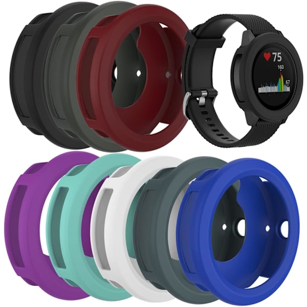 Vivoactive3 Skal 2st Skyddande Höljen Anti-Fall Ram Reptåligt Bekväm Användning Blandade Färger