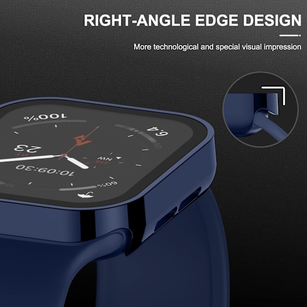 2-pak hårdt etui kompatibelt med Apple Watch 44Mm Series 6 Se Series