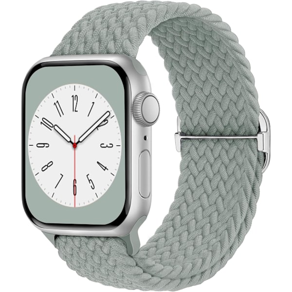 Flätad Solo Loop kompatibel med Apple Watch Band 38 mm