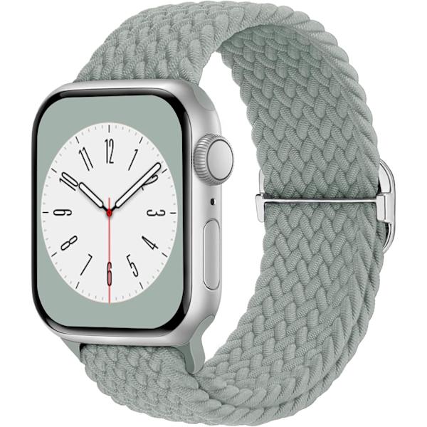 Flettet Solo Loop kompatibel med Apple Watch Band 38 mm