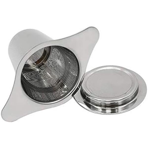 Tesil i rostfritt stål med dubbla handtag - 2-pack