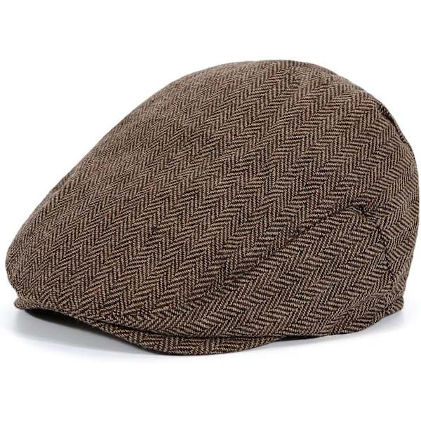 Herr Platt Ivy Gatsby Newsboy Hatt Vinter Vår Höst Körning Jakt Mössa