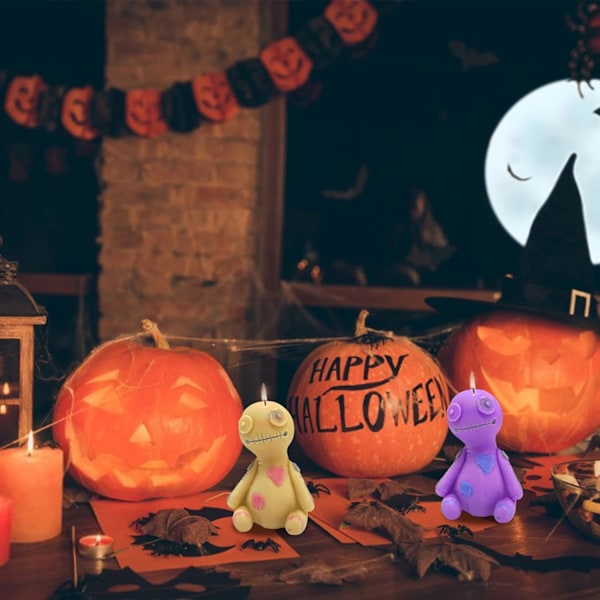 Halloween Skräckdocka Ljus Form för DIY