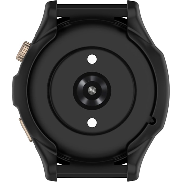 Etui Kompatibelt med Amazfit Cheetah/Cheetah Pro Smartwatch Etui Blødt TPU Beskyttelsesetui (Sort, Sort) Sort, Sort