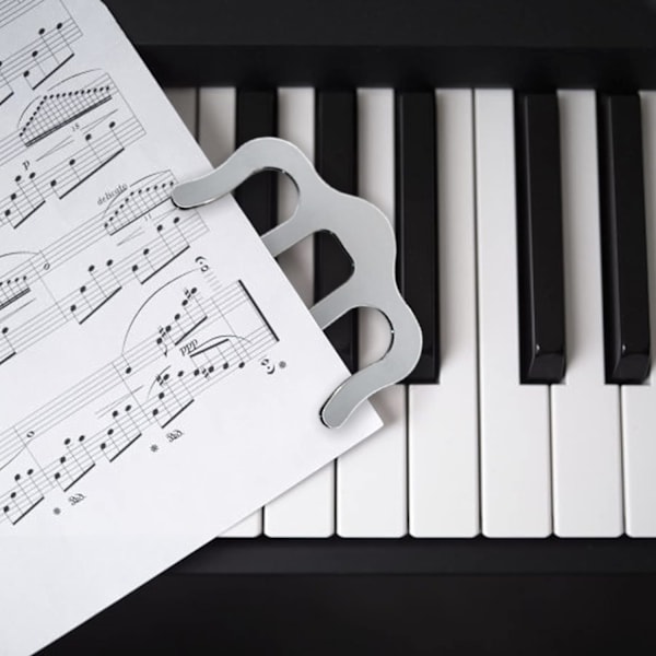 Musikbokklipp - Nodeholder til klaver og keyboard