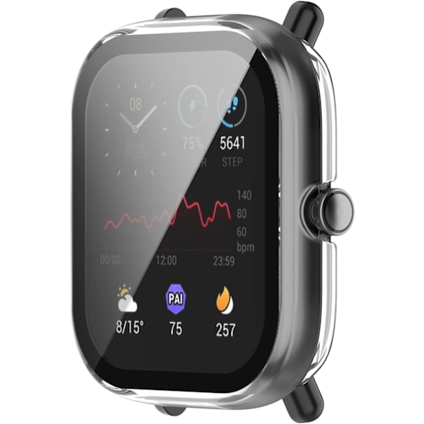 Skärmskydd Kompatibelt med Amazfit GTS 2 Mini Fodral Smartwatch Tillbehör Skydd Reptåligt Fullt Skyddande Skärmskydd f