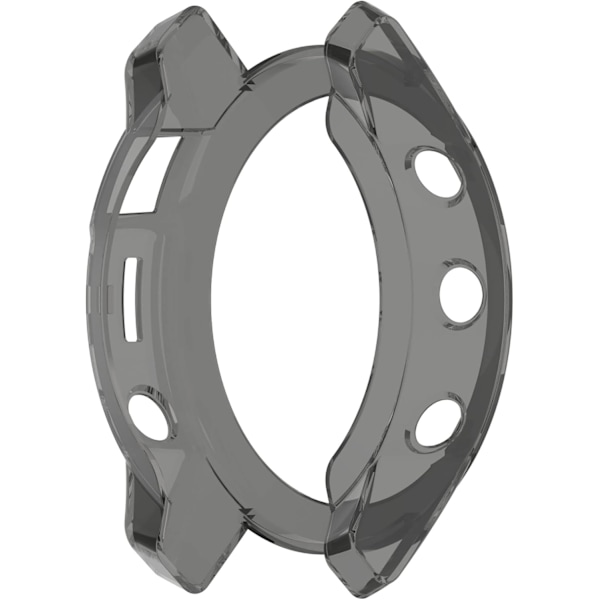 Fenix 7X 51mm Klockfodral TPU Skärmskydd Kompatibla med Garmin Fenix 7X/7X Solar/7X Sapphire Solar (Svart) Svart