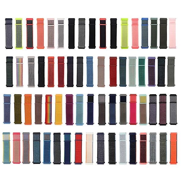 För Garmin Vivoactive 3 Nylon Loop Watch Band WQL Spcarmint