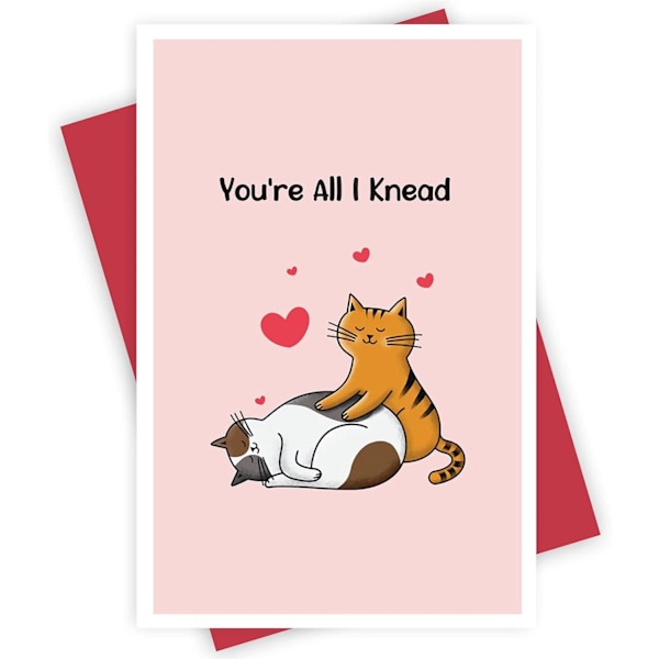 Cute Cat Love Card - Valentine's Day Card