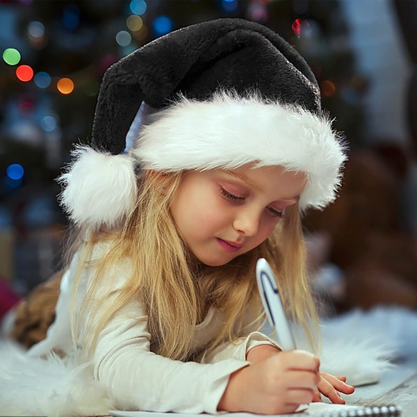 Julhatt Vuxna Lång Plysch Julhattar för Jul Nyår Festlig Fest