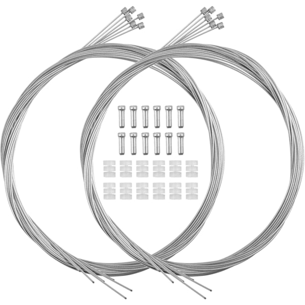 Sykkelskifterkabler og bremseledningsett - 12 stk for sykler
