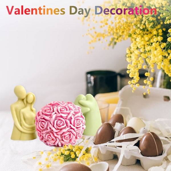 Forme til lysfremstilling, Roses 3D silikoneskabeloner