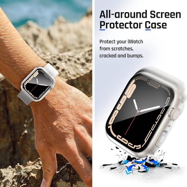 Vanntett deksel for Apple Watch Series 8Series