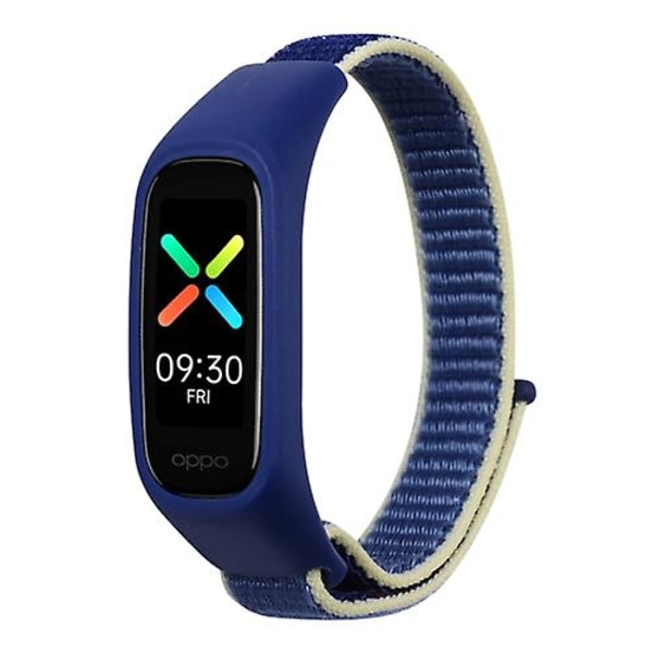 For Oppo Watch Nylon Watch Band KFL Ice Blue