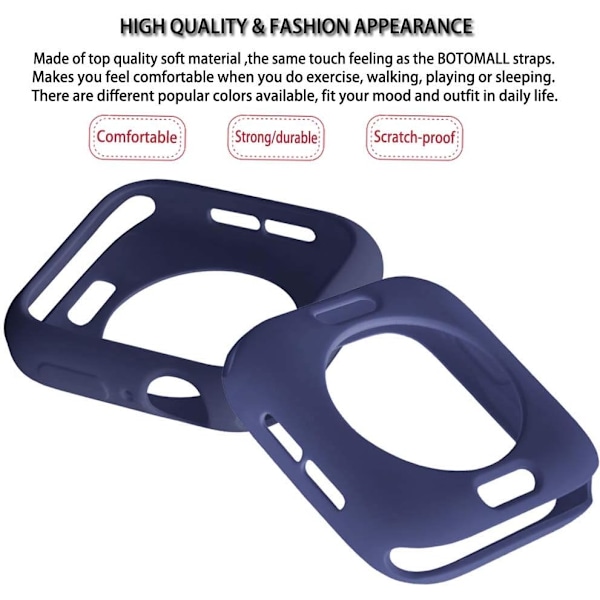 for Apple Watch Case 38mm Series 3/2 Soft