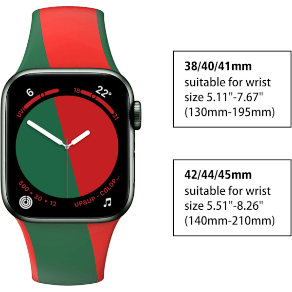 Designet for Apple Watch-reim 42mm 44mm 45mm, Sports Watch-reim for