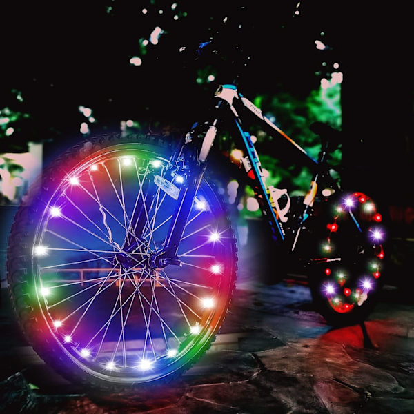 LED Vandtæt Cykelhjul Lys - Nat Cykling Cykelhjul Lys