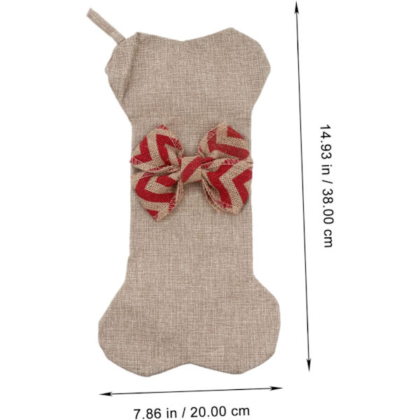 3St Bones Julstrumpor Julstrumpor Julstrumpor Barn Julstrumpa-Presentpåse Julsked Väska Ornament Jul