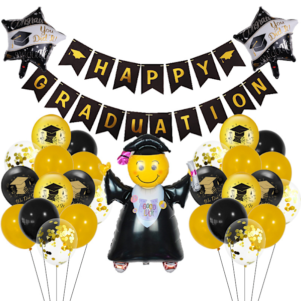 Graduation Season tema set Graduation Flag Set Party Dekoration Supplies