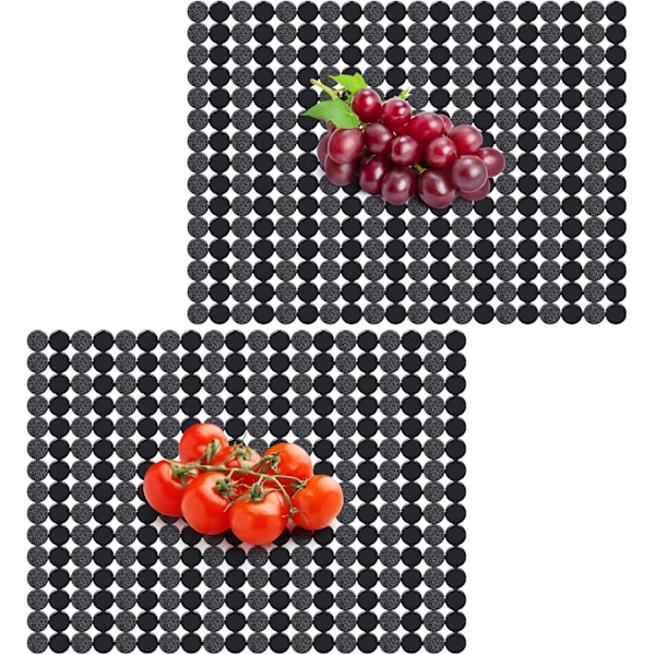 2-pack diskbänksmatta - PVC miljövänligt justerbart diskbänksskydd