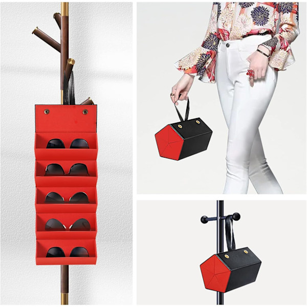 2-pack organizer med 5 platser. Fodral